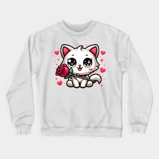 Valentine's Cartoon Delights T-Shirt Crewneck Sweatshirt